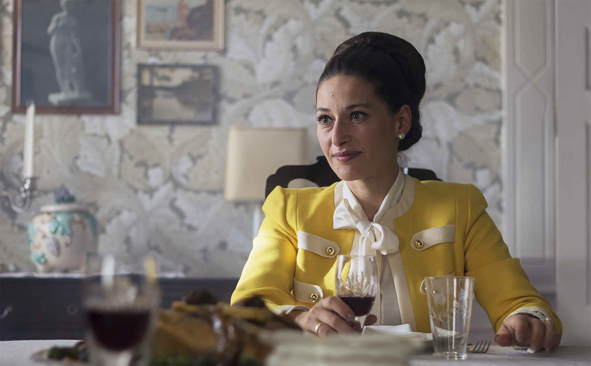 Pia Tjelta has said she loved the role as upper-class wife Ingrid Nyman.