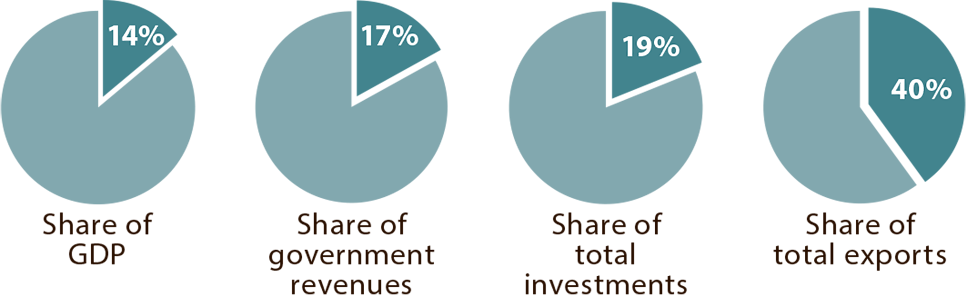 Figure 1.2 Macroeconomic indicators for the petroleum sector 2017