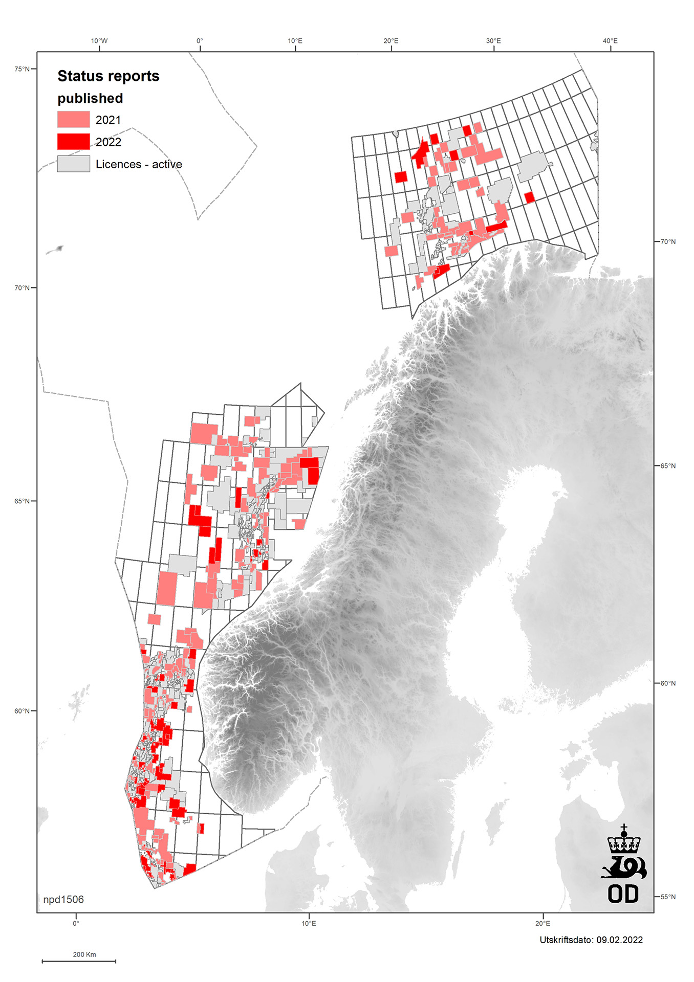 Status reports published per February 2022