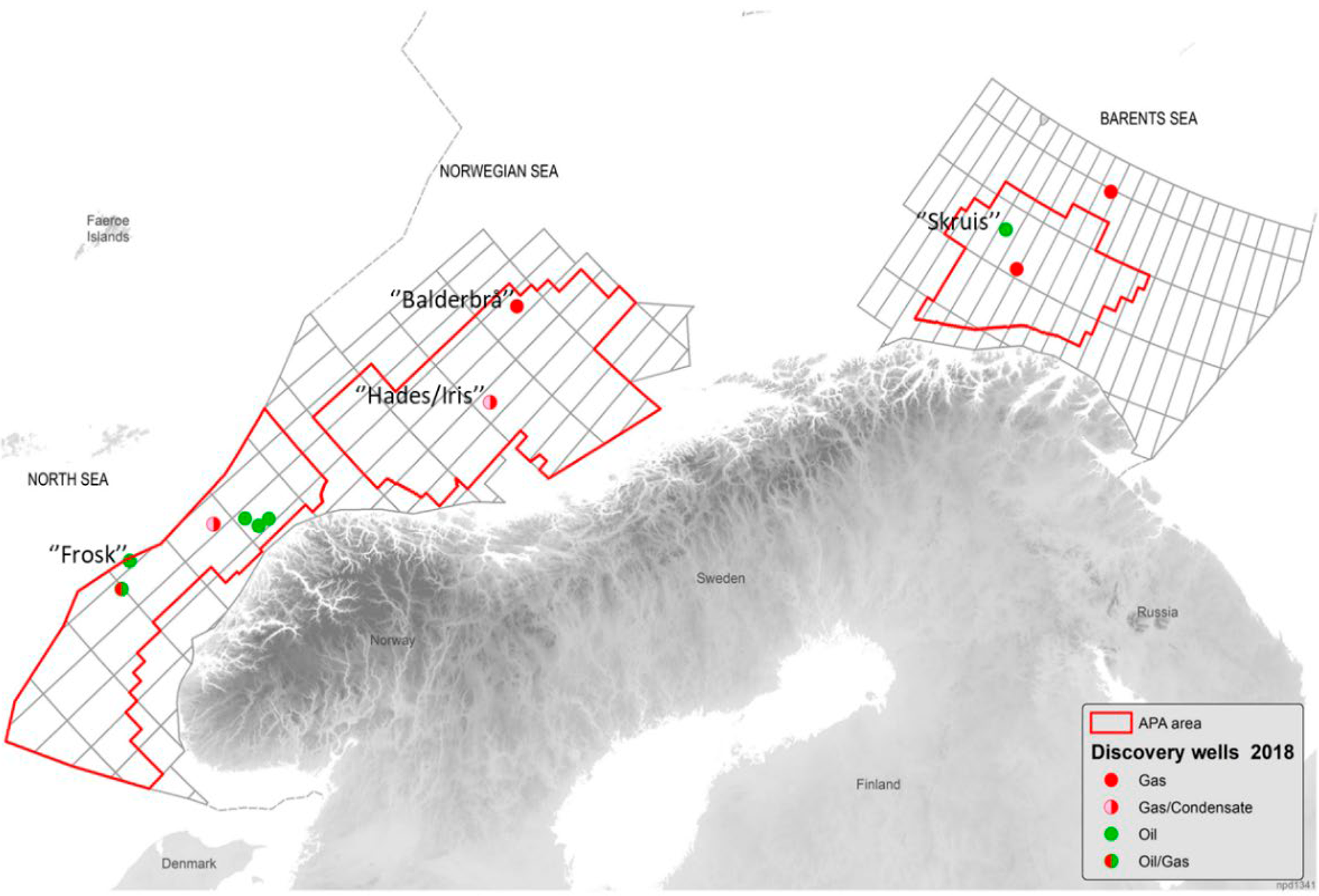 Figure 4-4 Discoveries in 2018