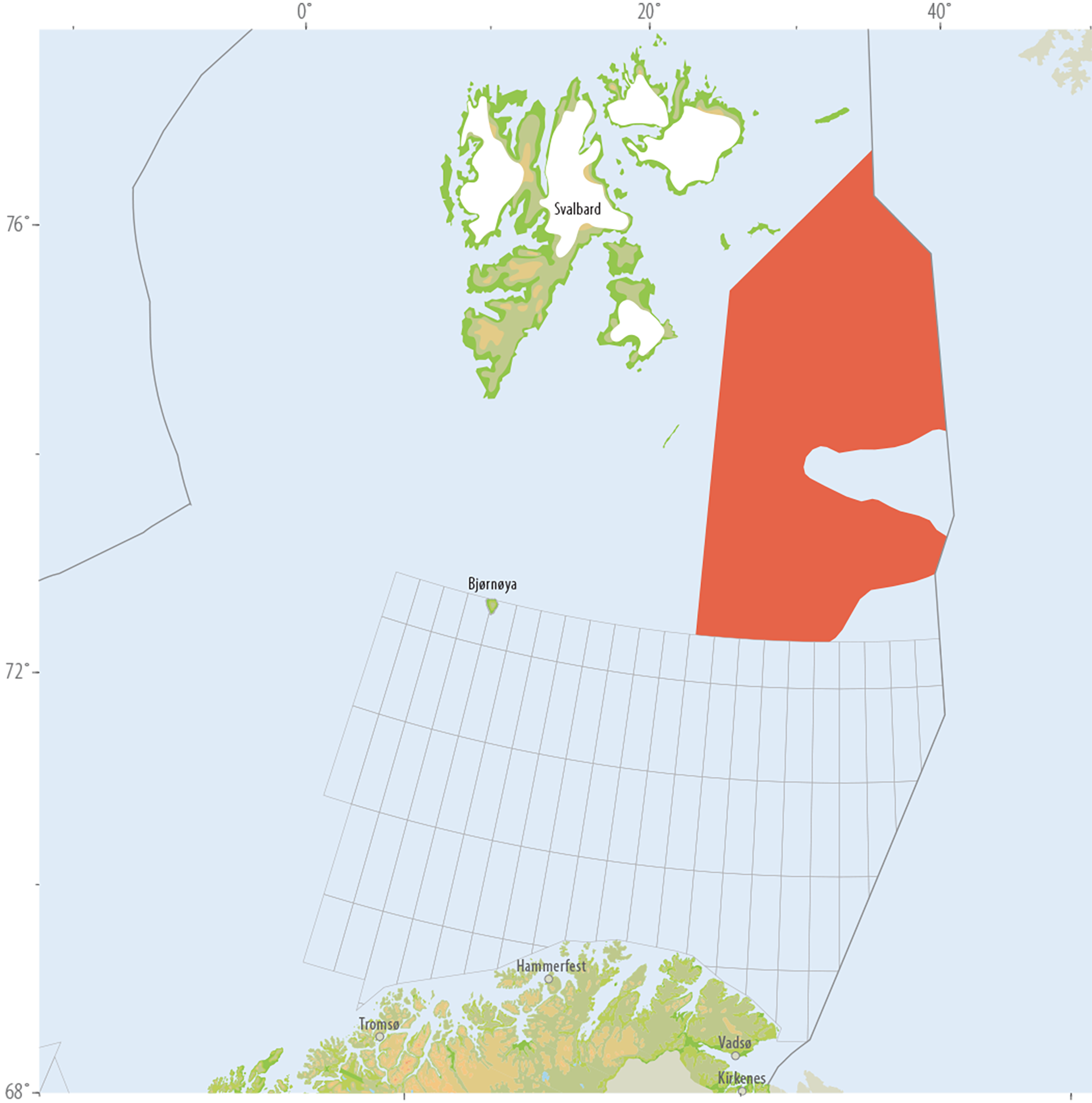 Figure 30. Extent of the Late Carboniferous-Permian play in the mapped area of Barents Sea North.