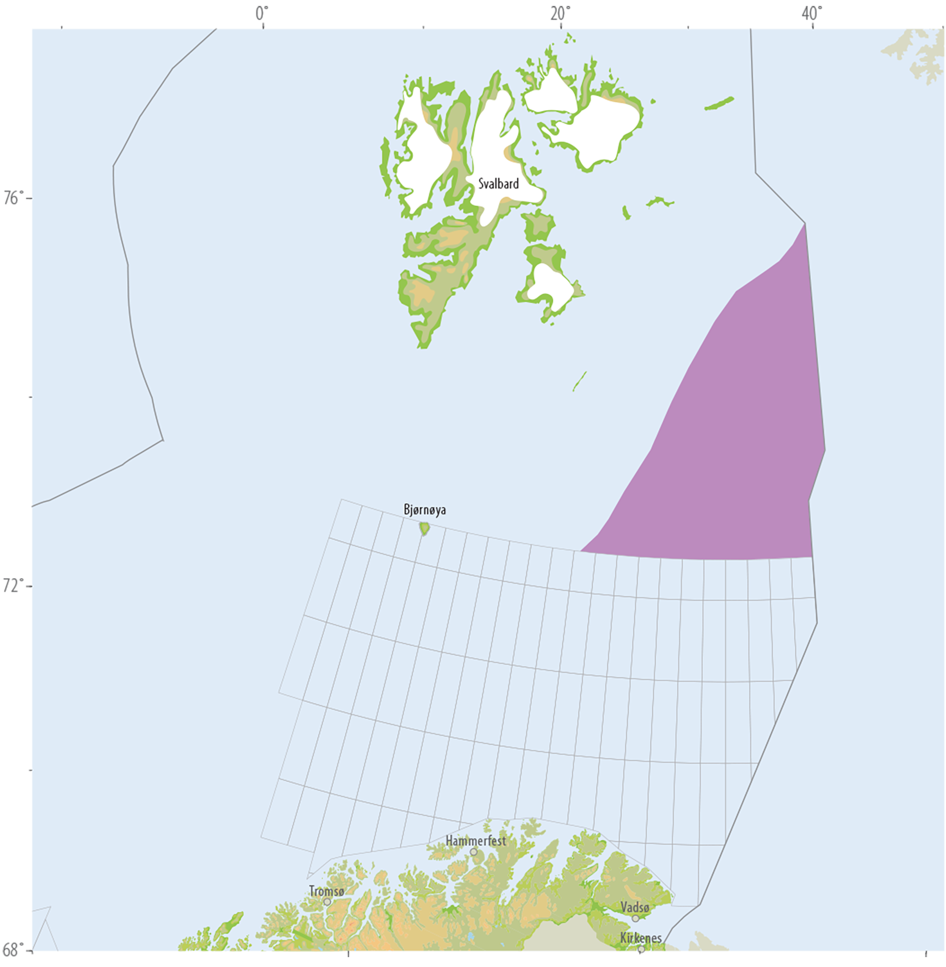 Figure 32. Extent of the Early-Middle Triassic (Olenekian, Anisian and Ladinian) play in the mapped area of Barents Sea North.