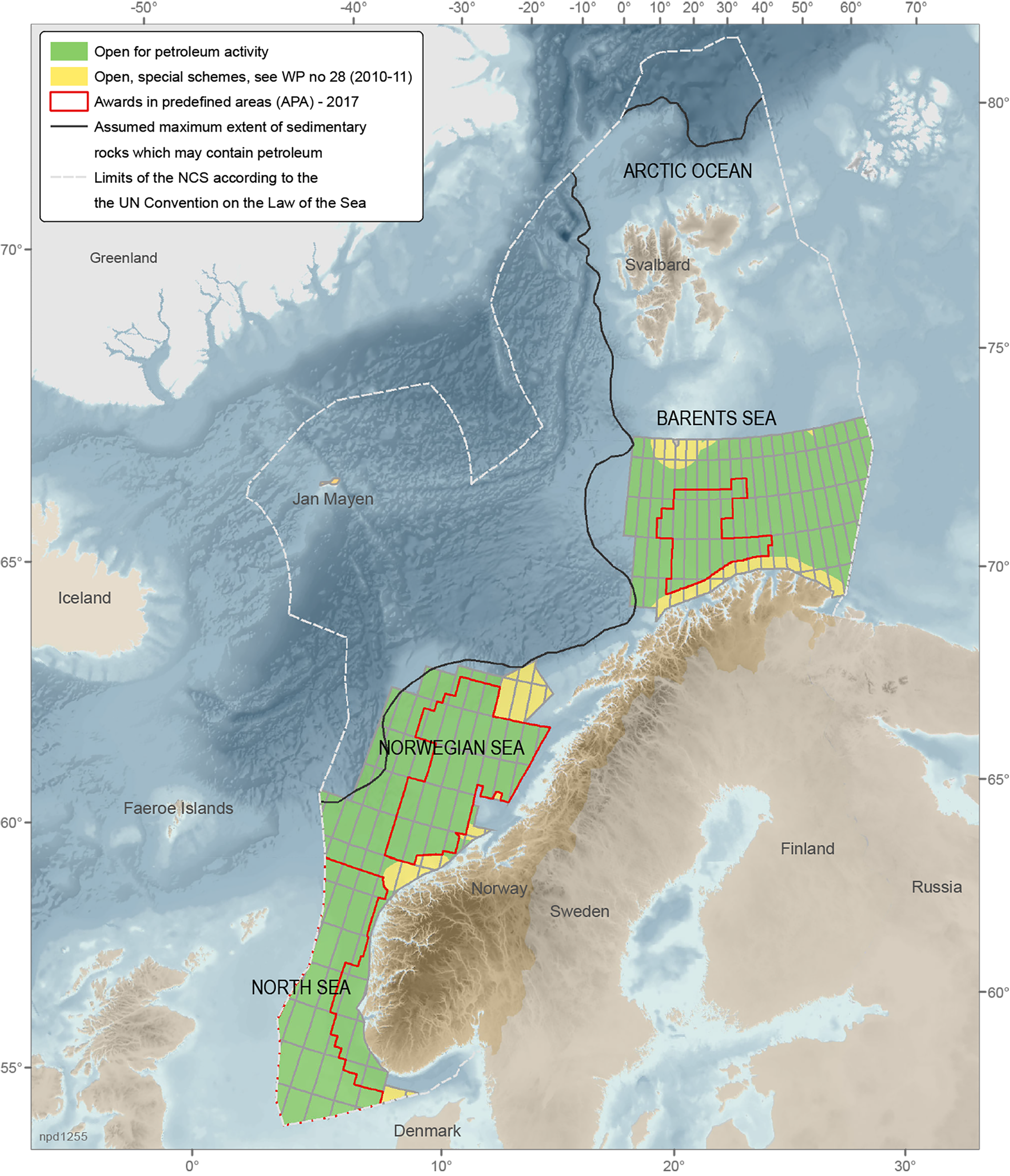 Figure 3. Area status at May 2017.