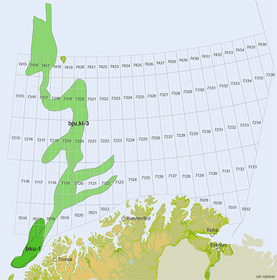 Barentshavet - øvre jura til kritt letemodeller 