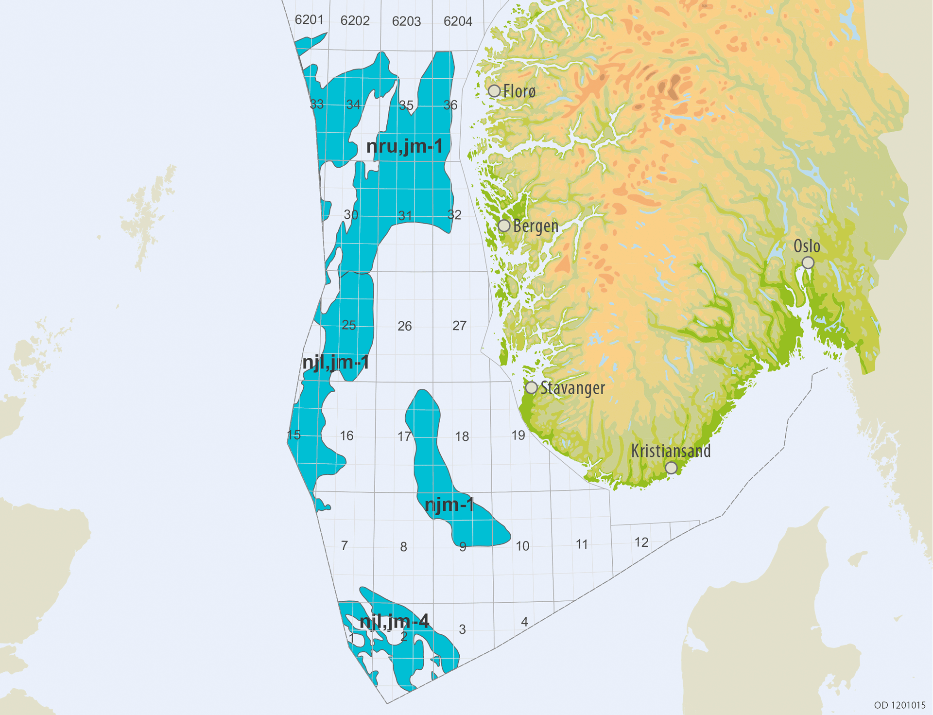 Nordsjøen - øvre trias til midtre jura letemodeller