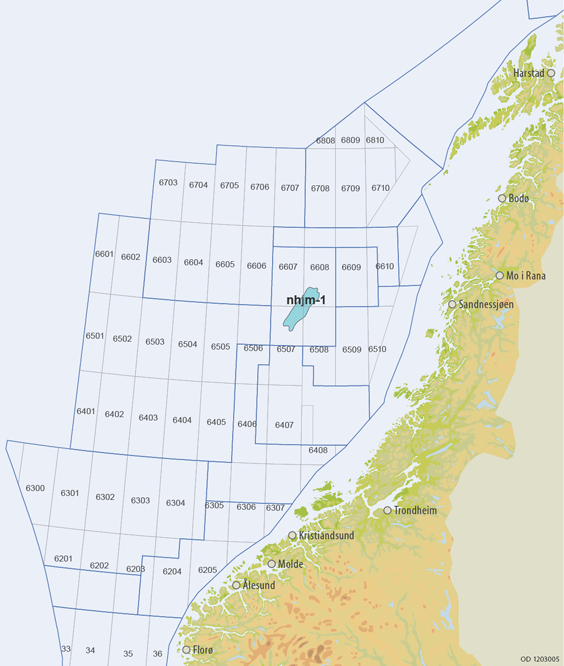 Norskehavet - midtre jura letemodell