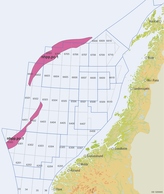 Norskehavet - perm til paleocen letemodell