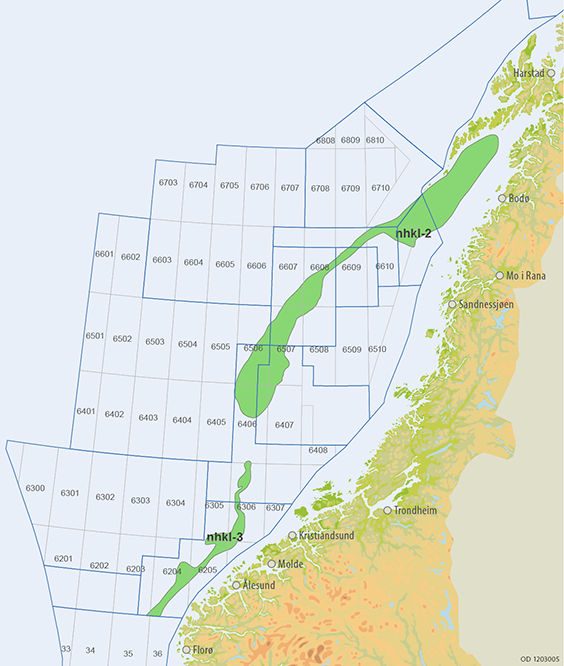 Norskehavet - undre kritt letemodeller 