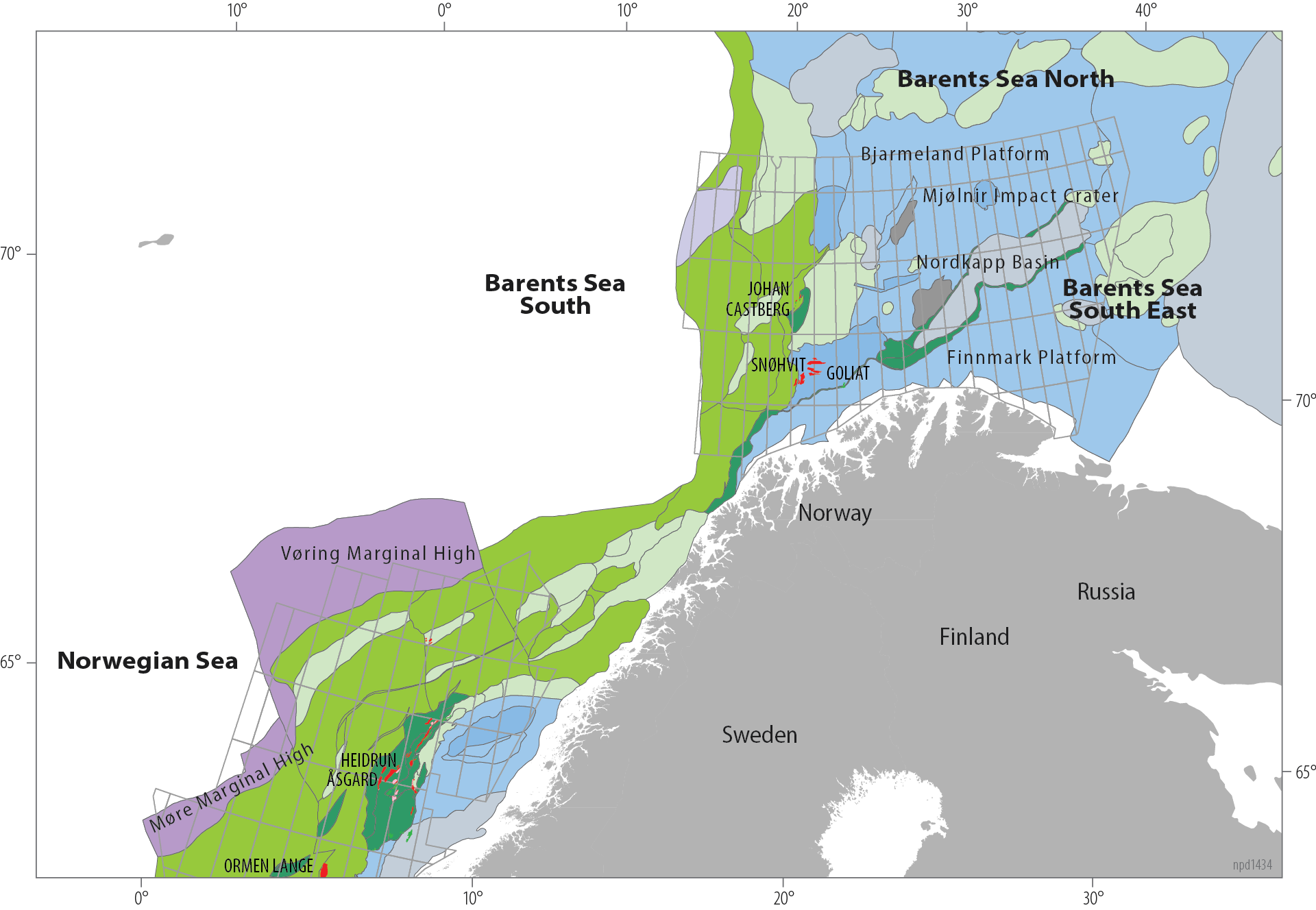 Figure 2.31 Map of the structural elements mentioned