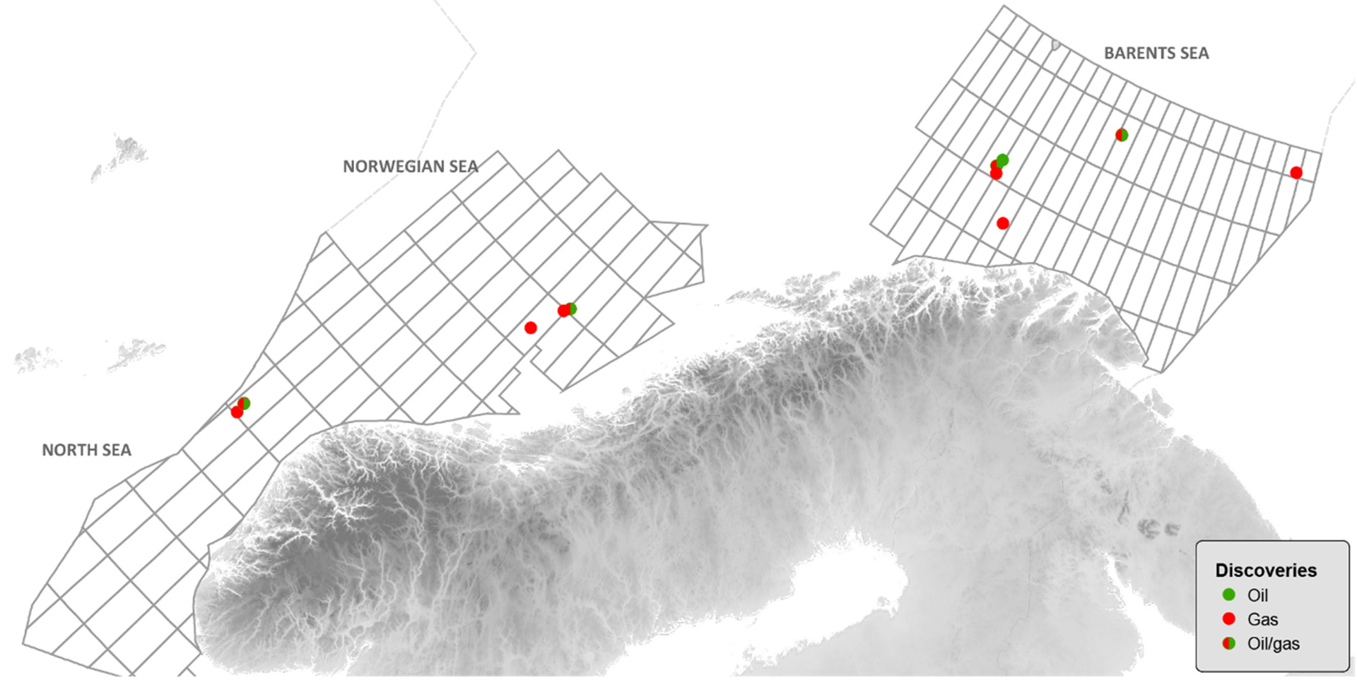 Figure 4‐1 Eleven discoveries were made in 2017.